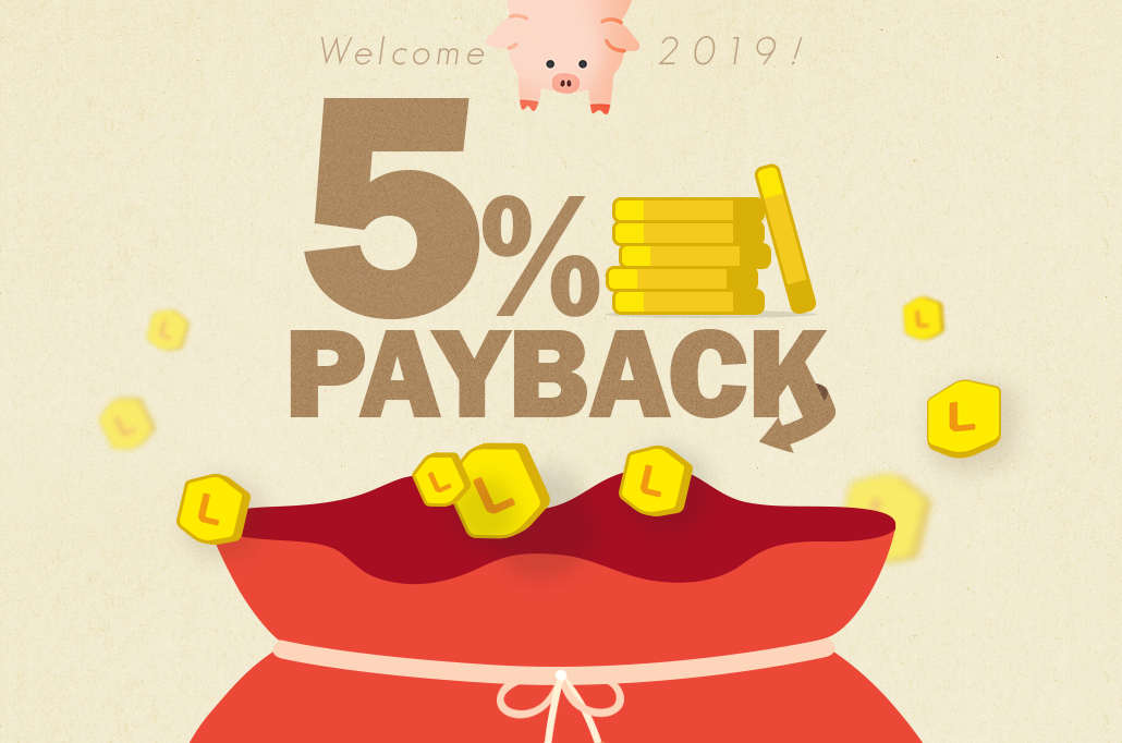 5% PAYBACKS